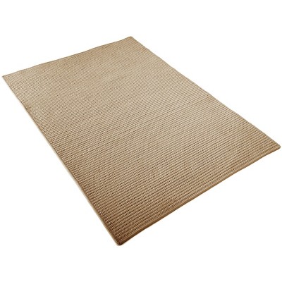 Tan Braided Synthetic Outdoor Rug 3' x 5'