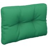 vidaXL - Pallet Cushion Green 23.6"x15.7"x4.7" Water-Resistant Fabric for Indoor/Outdoor Use, Hollow Fiber Filling, Easy to Clean - 4 of 4