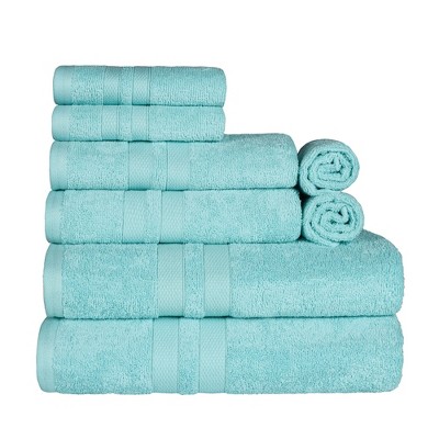 Ultra-Soft Cotton Solid Towel Sets by Blue Nile Mills