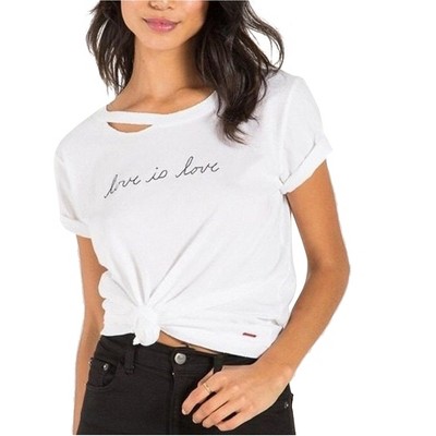 n:philanthropy Womens Love Is Love Graphic T-Shirt
