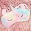 Glamlily Unicorn Sleep Eye Mask Travel Sleeping Eye Mask Cover for Kids in Tie-Dyed 7.5 x 6 In - 2 of 4