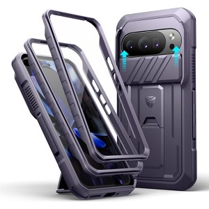 Dexnor for Google Pixel 10/10 Pro Case with Slide Camera Cover & 2 Front Frames Shockproof Protective Cover - 1 of 3