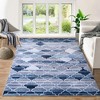 Modern Geometric Area Rug Non-Slip Stain-Resistant Accent Area Rugs - 2 of 4