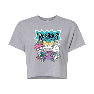 Women's - Rugrats - Rugrat Squad Cropped Graphic T-Shirt - 1 of 4