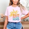 Simply Sage Market Women's Sunshine On My Mind Wavy Short Sleeve Graphic Tee - 2 of 3