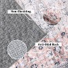 Bohemian Washable Runner Rug, Kitchen Rug, Vintage Floral Print, Non-Slip Backing, Low-Pile Polyester for Bathroom Hallway Entryway - 3 of 4