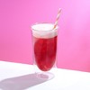 JoyJolt Spike Double Wall Glass - Set of 2 Cocktail Beer Highball Drinkware Glass -13.5-Ounces - 2 of 4