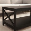 Oxford MDF Coffee Table with X-Legs - 2 of 4