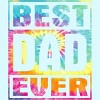 Men's Design By Humans Vintage Tie Dye Best Dad Ever By T-Shirt - 2 of 2
