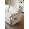 PAGED 3-Seater Cloud Couch Modern Comfortable Sofa with 2 Armrest Pillows and 2 Toss Pillows for Apartment - 4 of 4