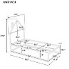 CAVINAS Twin Size Wood Montessori Bed,Modern Floor Bed with House-Shaped Headboard and Fences,Toddler Bed for Bedroom - 3 of 4