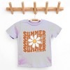The Juniper Shop SmileyWorld Summer Wave Stacked Youth Short Sleeve Tee - 3 of 4