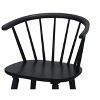 Sapphtopaz Modern Dining Chair Set of 2 Wooden Counter Height Stool Chairs with Spindle Back & Footrest Bistro Chairs for Kitchen, Dining Room - 4 of 4