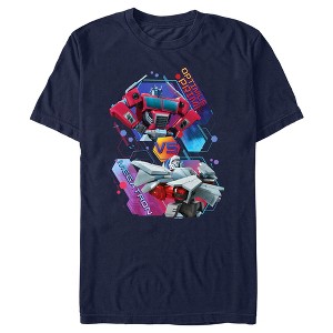 Men's Transformers: EarthSpark Optimus vs Megatron T-Shirt - 1 of 4