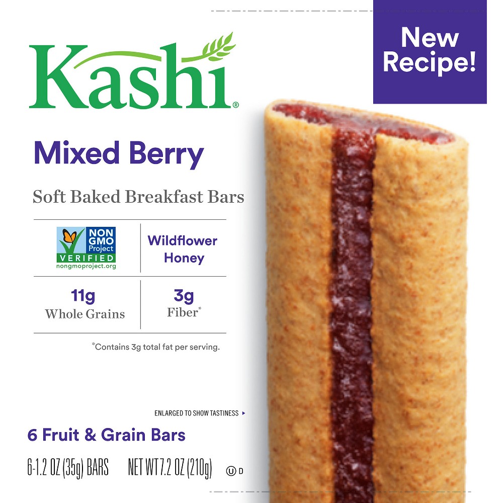 UPC 018627394259 product image for Kashi Mixed Berry Soft Baked Breakfast Bars - 6ct | upcitemdb.com