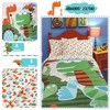 PiccoCasa Polyester Microfiber Soft Duvet Cover Sets with 2 Pillowcases Twin Multicolor 3 Pcs - image 4 of 4