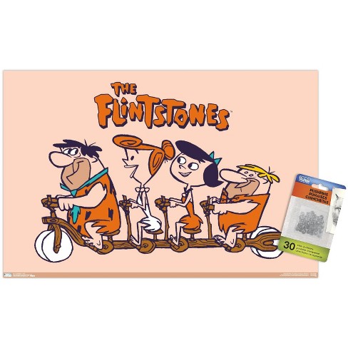 Trends International The Flintstones - Group Unframed Wall Poster Print ...