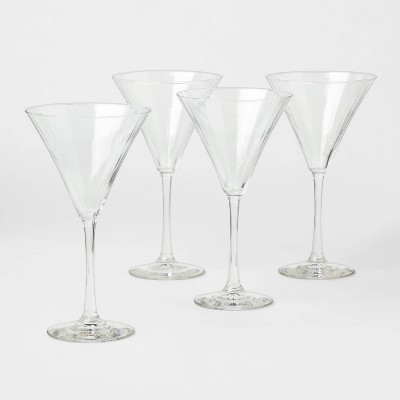 Oneida Bottoms Up Cocktail Glasses, Set of 4