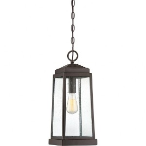 Quoizel Lighting Ravenel 1 - Light Pendant in  Western Bronze - 1 of 4