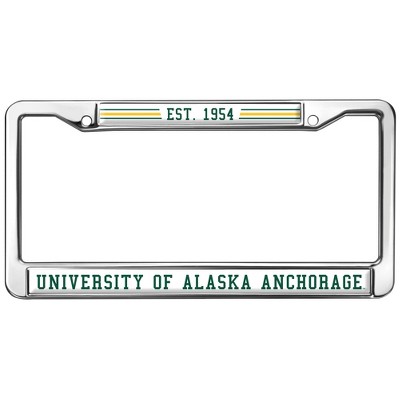 University of Alaska Anchorage Full Size Standard License Plate Metal Frame