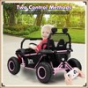 Garvee 24V 2-Seater Ride-On UTV for Kids, 400W Electric Car with Remote, LED Lights, Music, Metal Frame, Four-Wheel Suspension - 3 of 4