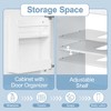 Lyngins 18" Freestanding Bathroom Vanity with Ceramic Sink, Vanity Cabinet with Door Shelf & Adjustable Shelf, Bathroom Storage Cabinet - 3 of 4