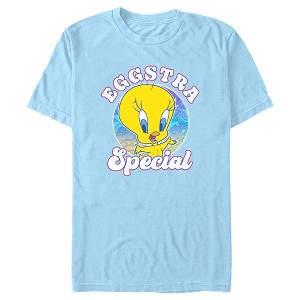 Men's Looney Tunes Easter Eggstar Special Tweety T-Shirt - 1 of 4