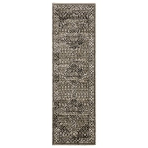 Oriental Weavers Chamberlain CH02D Grey/ Beige Indoor Area Rug - 2'3" x 7'6" - 1 of 4