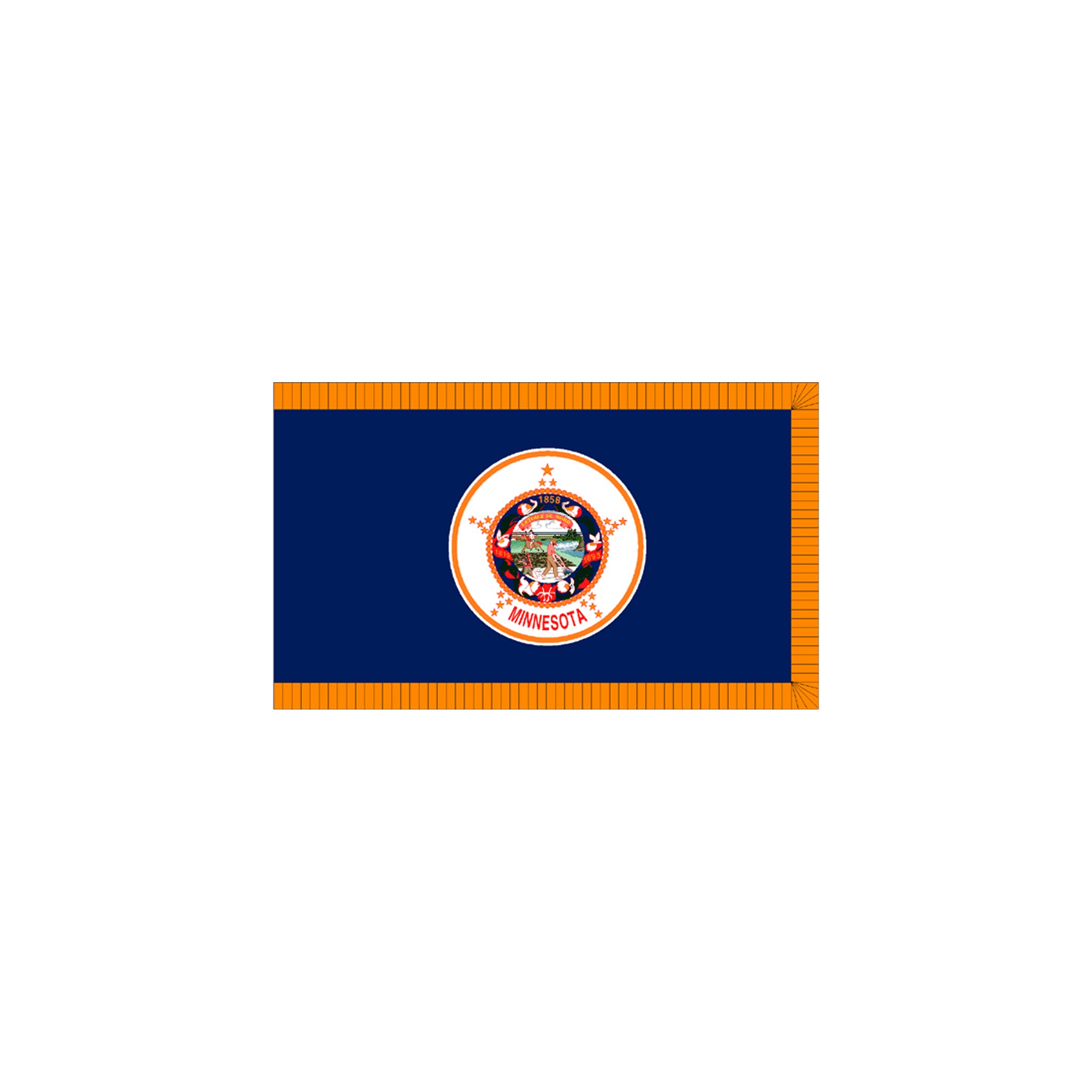 Halloween Minnesota State Flag - 3' x 5'