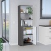 VYNXARIA Vinton 2-Door Bookcase with Upper Shelves - Stylish Storage Solution - 2 of 4