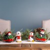 Melrose Playful Penguins with Sled Figurine (Set of 2) - 3 of 4
