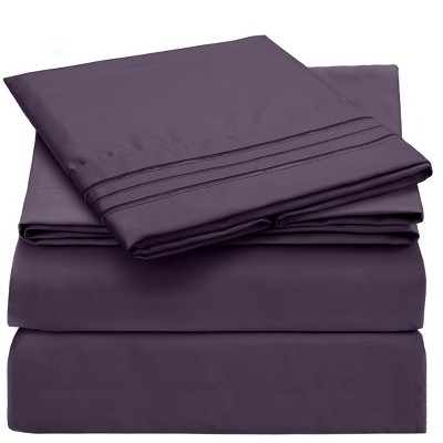 4 Piece Microfiber Sheet Set - Mellanni