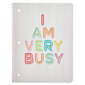 Gartner Studios Wabi Sabi Pattern I Am Very Busy Spiral Notebook - 1 of 3