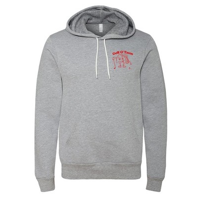 Men's Swing Juice Hoodie Golf Shirt Tacos Grey XS