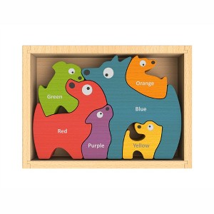 Begin Again Dog Family Color Puzzle - 1 of 4