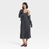 Women's Pleated Midi Sweater Dress - A New Day™ - 3 of 3