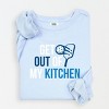 Simply Sage Market Pickleball Get Out Of My Kitchen Lightweight Garment Dyed Sweatshirt - 2 of 4