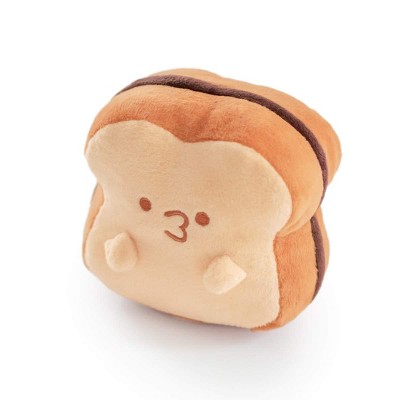 Hashtag Collectibles Sweet Breads 5 Inch Sandwich Plush - Hazelnut