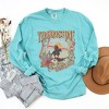 Simply Sage Market Women's Yellowstone Cowboy Club Long Sleeve Garment Dyed Tee - 3 of 3