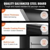 VEVOR Package Delivery Boxes for Outside 13.9"x11.6"x42", Galvanized Steel Delivery Box for Packages With Coded Lock, Anti-theft Baffle, Black - 4 of 4