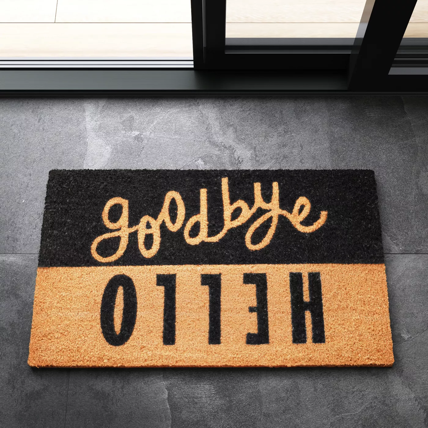 Hello Goodbye Doormat  18"x30" - Room Essentials™ - image 3 of 8