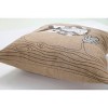 16.5"x16.5" Indoor Hoot Thanksgiving Square Throw Pillow  - Pillow Perfect - 3 of 4
