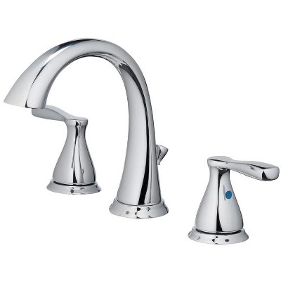OakBrook Modena Chrome Widespread Bathroom Sink Faucet 6-8 in.