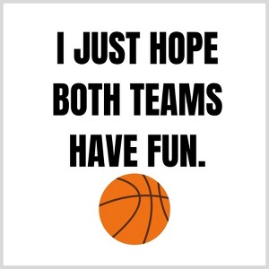 Paper Frenzy I Just Hope Both Teams Have Fun Funny Basketball Cocktail Napkins - 25 pack - 1 of 1