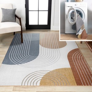 JONATHAN Y Arches Contemporary Minimalist Machine-Washable Area Rug - 1 of 4