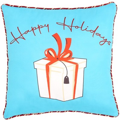 The Lakeside Collection Christmas Canine Quilt Ensemble - Accent Pillow