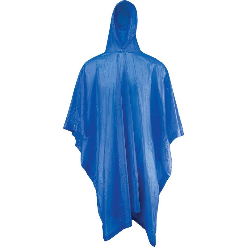 West Chester Protective Gear  50 In. x 80 In. Blue Rain Poncho 49106/O, 1 of 2