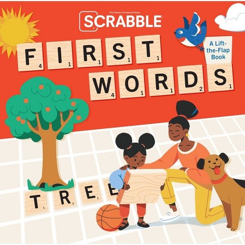 Scrabble: First Words - (Playpop) by Insight Kids (Board Book)