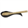 Home Basics Ceramic Spoon Rest, Black - 4 of 4