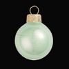 Northlight Small Pearl Finish Glass Christmas Ball Ornaments - 2" (50mm) - Shale Green - 28ct - 3 of 4